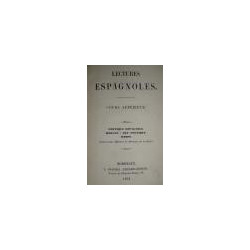 LECTURES Espagnoles. Cours supérieur. Poétique espagnole. Horace Art poétique. Oedipe. (Extrait des Oeuvres de Martinez de la Ro