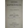 LECTURES Espagnoles. Cours supérieur. Poétique espagnole. Horace Art poétique. Oedipe. (Extrait des Oeuvres de Martinez de la Ro
