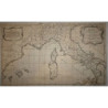 Carte pour l'expedition d'Annibal en sur laquelle son passage en Italie et les principales de ses marches son tracées pour l'int