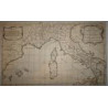Carte pour l'expedition d'Annibal en sur laquelle son passage en Italie et les principales de ses marches son tracées pour l'int