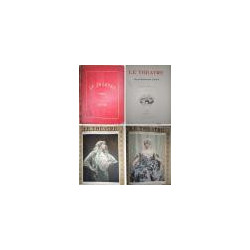 LE THEATRE.  Revue bimensuelle illustrée. 1er semestre année 1906. Numéro 169 a 180. Janvier - Juin 1906. Directuer: M. Manzi.