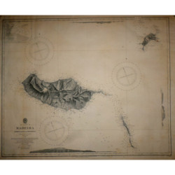 The Islands of Madeira, Porto Santo and Dezerta. Suveyed y… 1843.