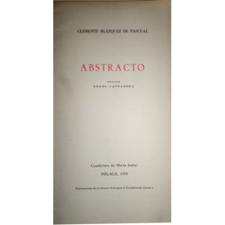 Abstracto. Edición Ángel Caffarena.
