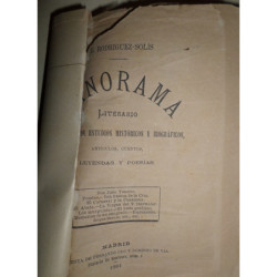 Panorama Literario de estudios históricos y biográficos, artículos, cuentos, leyendas y poesías. Don Juan Tenorio. Poesías. Don