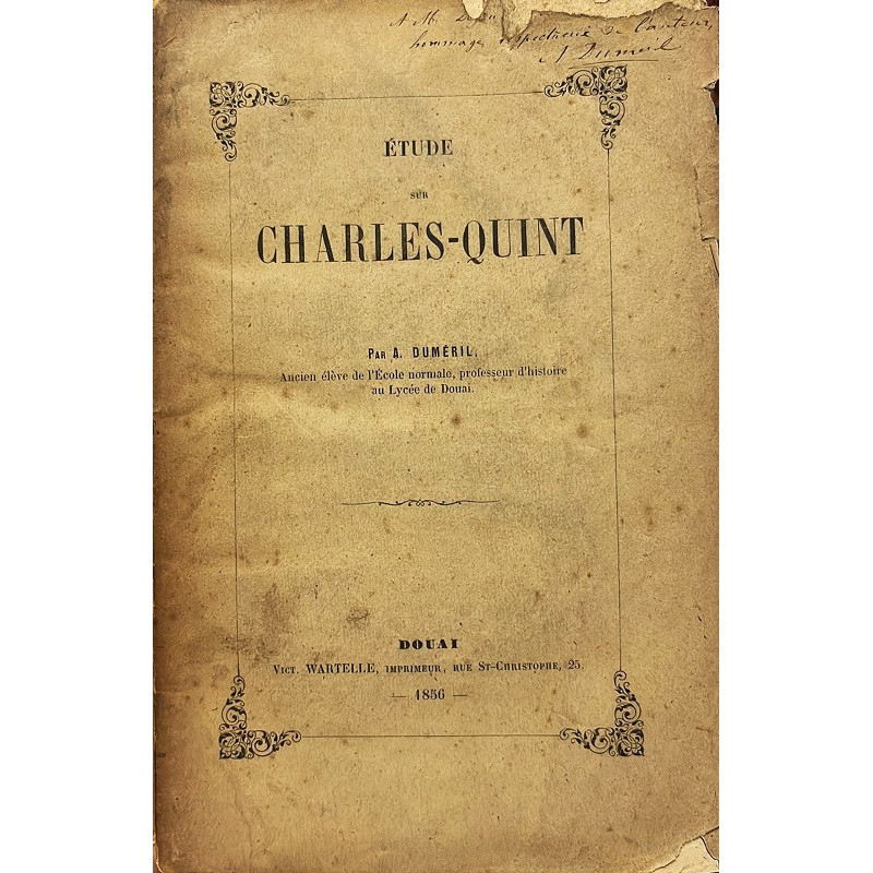 Étude sur Charles-Quint. Étude sur Charles-Quint.