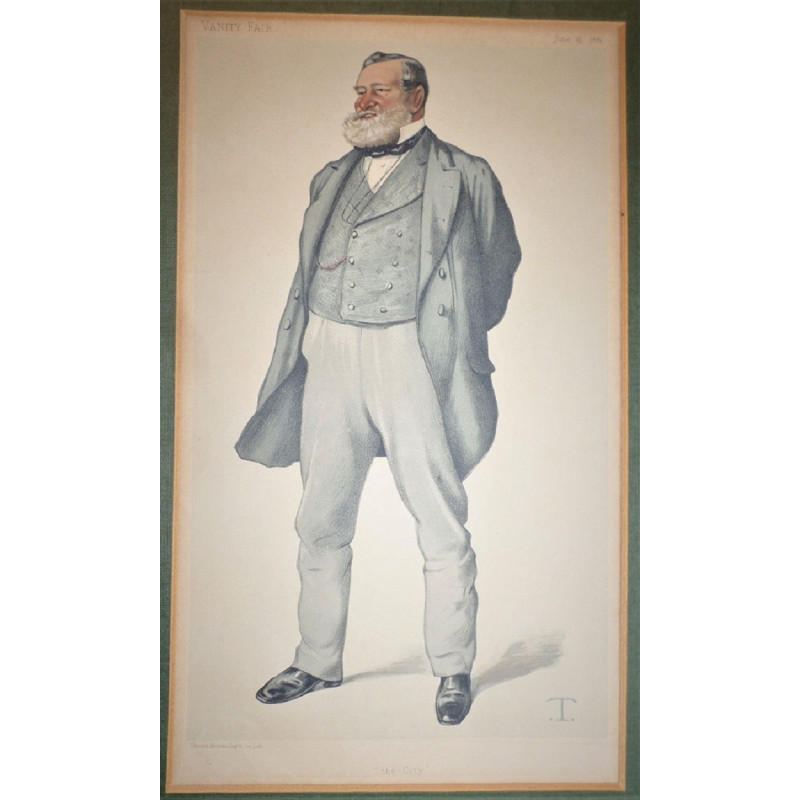 The City. Vanity Fair. June 25 1881. [Robert Nicholas Fowler].