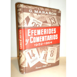 Efemérides y comentarios (1952-1954).