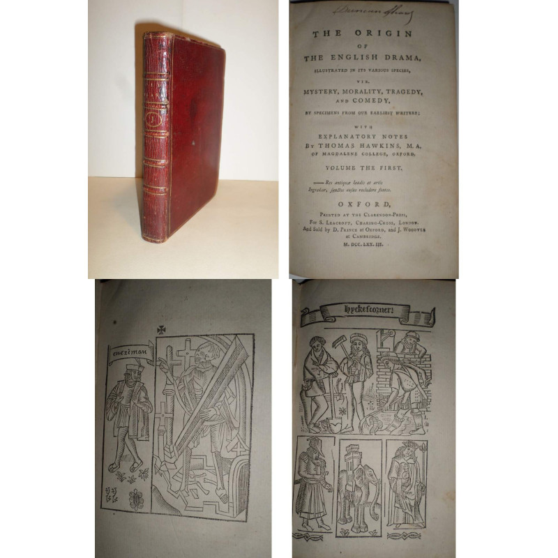 The origin of the English Drama, illustrated in its various species, viz.  Mystery, morality, tragedy, and comedy, by specimens