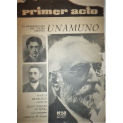 PRIMER ACTO. La regeneración del Teatro Español. Unamuno. Boceto dramático inédito. Texto íntegro de Fedra (Con acotaciones escé