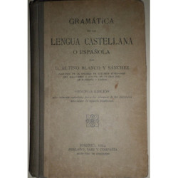 Gramática de la Lengua Castellana o Española.