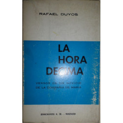 La hora décima. Versos de un novicio de la Compañía de María.