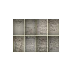 [COLECCIÓN DE OFICIOS DEL TÍTULO DE REGIDOR DE OVIEDO]. Importante documentación manuscrita en folio, relativa a la enajenación