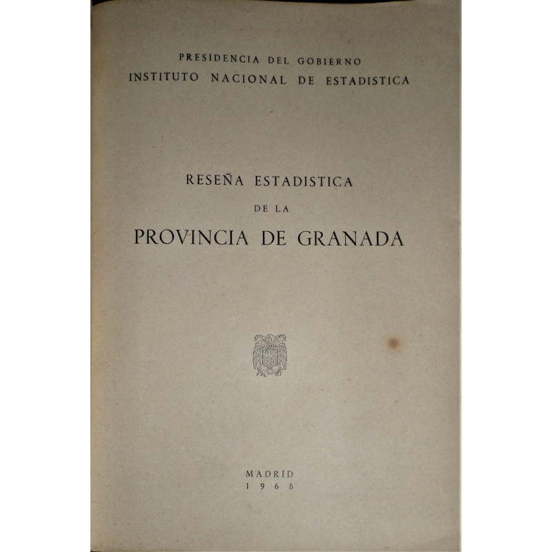 RESEÑA Estadística de la Provincia de Granada.