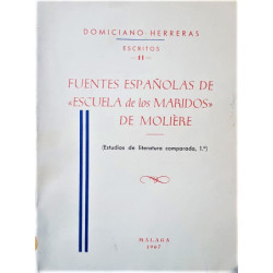 Escritos II. Fuentes Españolas de “Escuela de los Maridos” de Moliere. (Estudio de Literatura Comparada, 1º)