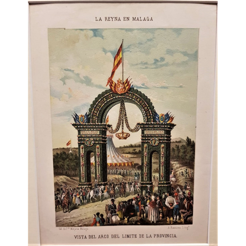 Vista del Arco del límite de la Provincia [Málaga].
