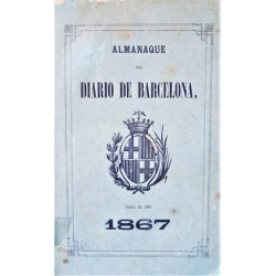 Almanaque del Diario de Barcelona para el año 1867.