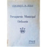 AYUNTAMIENTO de Sevilla. Presupuesto Municipal Ordinario 1948.