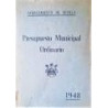 AYUNTAMIENTO de Sevilla. Presupuesto Municipal Ordinario 1948.
