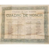 COLEGIO San Agustín. Cuadro de Honor. Mes de Mayo de 1922. Relación de los Srs. Alumnos que por su aplicación y conducta merecen