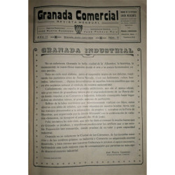 GRANADA Comercial. Número extraordinario dedicado a la primera Feria de Nuestras celebrada en Granada. Junio-Julio 1920.