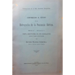 Contribución al estudio de la Hidrografía de la Península Ibérica. Perfil longitudinal del Río Guadalquivir.