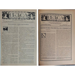 BÉTICA. Revista ilustrada. Números 1, de 20 de Noviembre de 1913 a Número 20, de 20 de Noviembre de 1914.