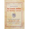 BOLETÍN de la Academia Sevillana de Buenas Letras. Conmemoración del centenario primero del nacimiento de la esclarecida sevilla