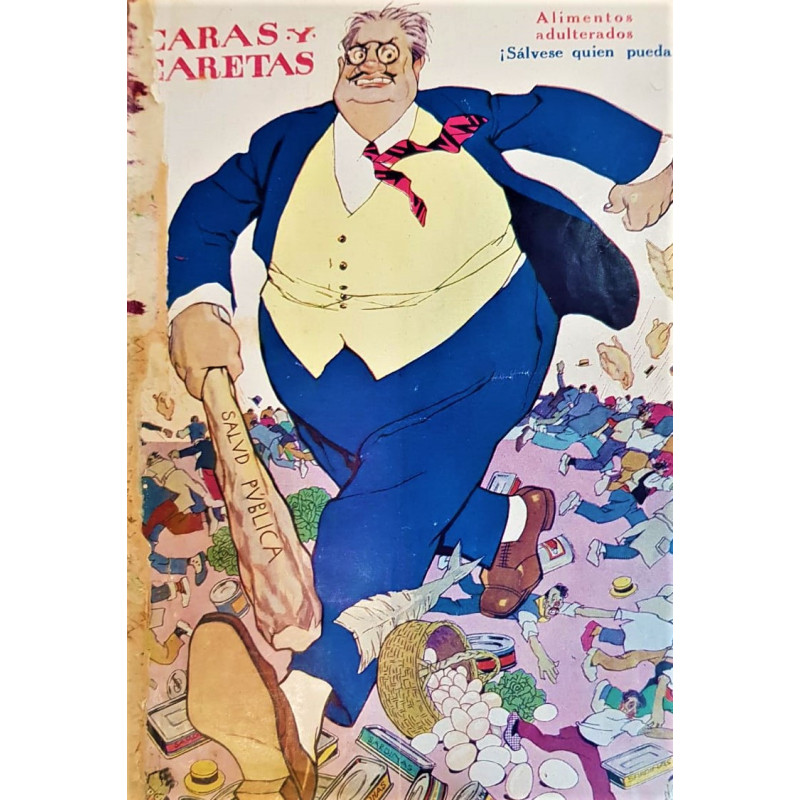 CARAS y caretas. Año XXX, Buenos Aires 9 de julio de 1927, N.º 1501. Fundado por José S. Álvarez.