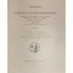 Répartition des principales espèces intercotidales de la cote atlantique française en 1954-1955.