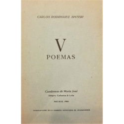 V poemas. Cuadernos de Maria José.