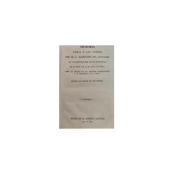 Memoria leída a las Cortes por el Sr. Secretario del Despacho de la Gobernación de la Península en sesión del 3 de Marzo de 1822