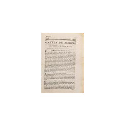 GAZETA de Madrid. 1784
