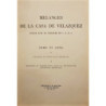 Melanges de la casa de velázquez. Publique avec le concours C. N. R. S. Tome XV (1979).