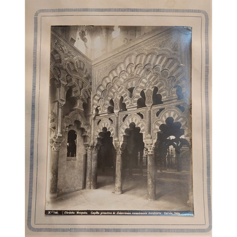 Córdoba. Mezquita. Capilla primitiva de Abderraman recientemente descubierta.