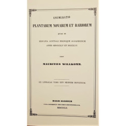Enumeratio Plantarum novarum et rariorum quas in Hispania Australi Regnoque Algarbiorum. Annis 1845 et 1846.