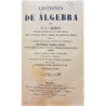Lecciones de álgebra.