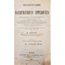 Dictionnaire des mathématiques apliquées.