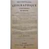 Dictionnaire Géographique Universel, totalmente refondu et mis au nivel de la Science Moderne… Avec un tableau synoptique par dé