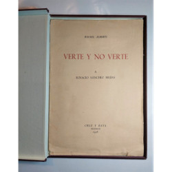 Verte y no verte. A Ignacio Sánchez Mejías.