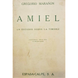 Amiel, un estudio sobre la timidez. Segunda edición aumentada.