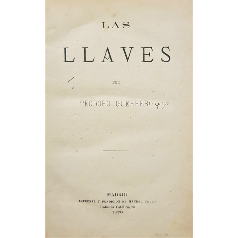 Las llaves.