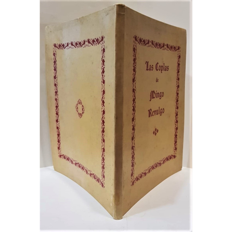 LAS COPLAS de Mingo Revulgo. Edición facsímil y paleográfica del códice conservado en l biblioteca nacional.