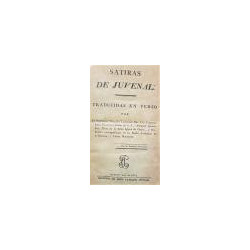 Sátiras. Traducidas en verso por el Ilustrísimo Monseñor Don Luis Folgueras Sion, Camarero íntimo de S. S., ablegado apostólico,
