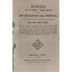 Memoria sobre la terapéutica y anatomía patológica de la intoxicación del fósforo.