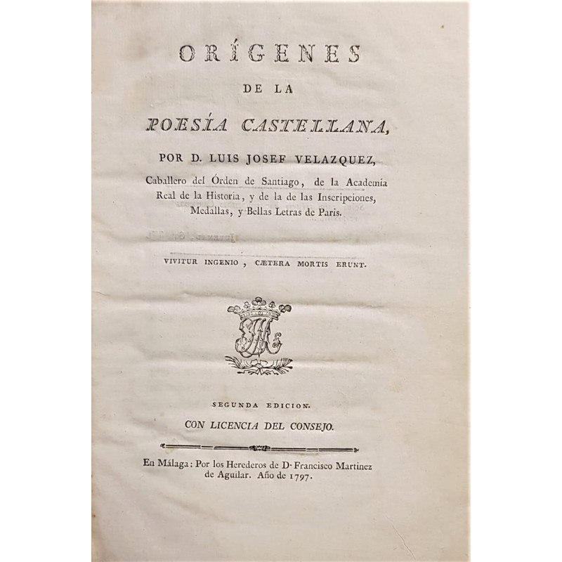 Orígenes de la poesía castellana. Segunda edición.