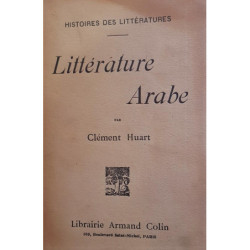 Histories des litteratures. Littérature Arabe.