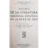 Historia de la Literatura Nacional española en la Edad de Oro. Traducción de Jorge Rubió Balaguer.