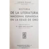 Historia de la Literatura Nacional española en la Edad de Oro. Traducción de Jorge Rubió Balaguer.
