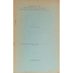Notes on the Achomawi and Atsugewi indians of northern California.