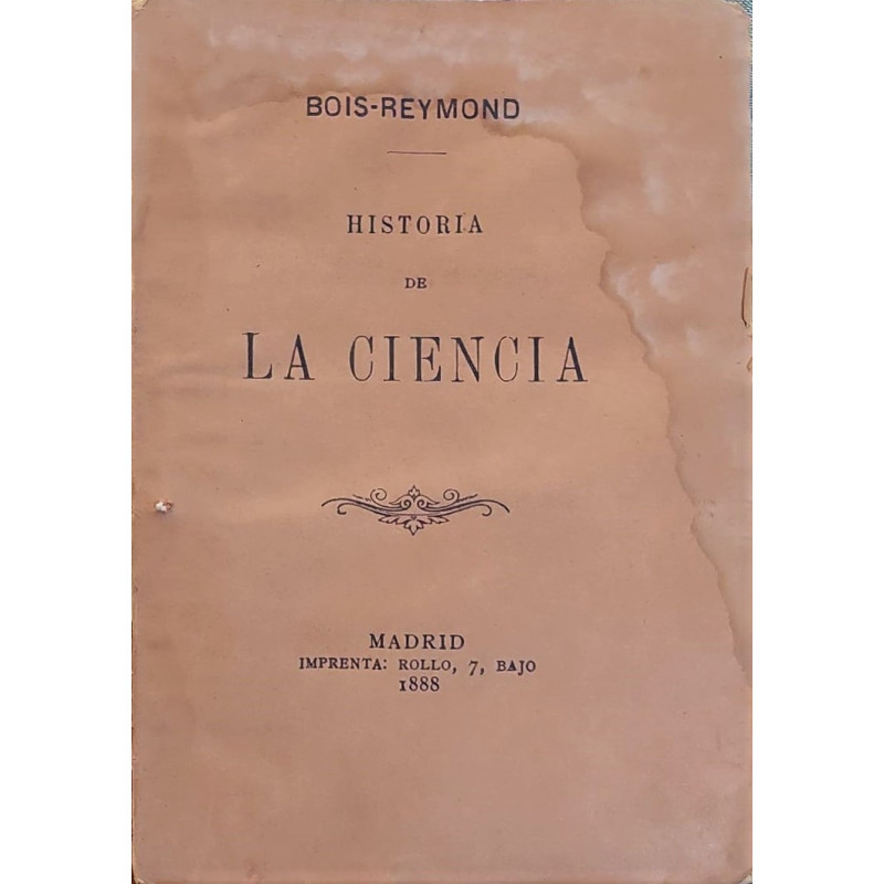 Historia de la Ciencias.